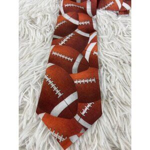 Ralph Marlin Football Tie Necktie Vintage NFL